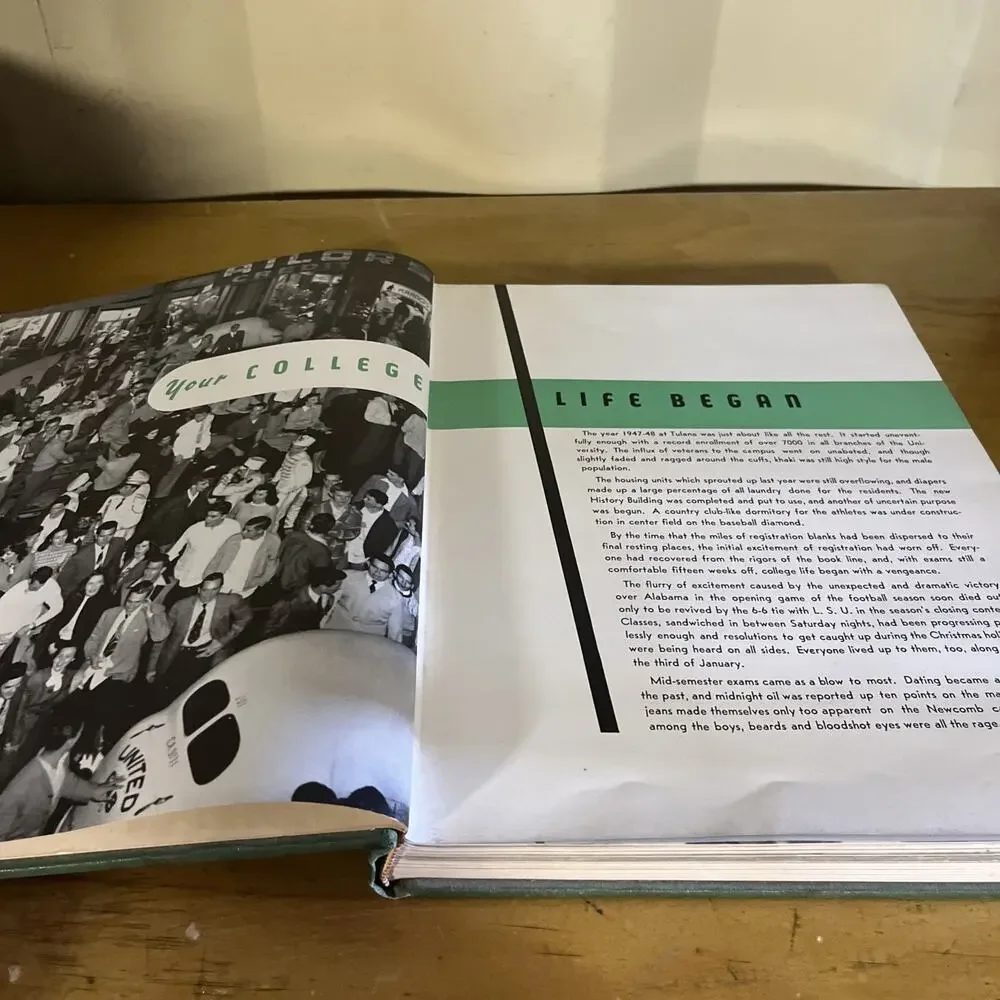 1948 TULANE UNIVERSITY YEARBOOK, THE JAMBALAYA, NEW ORLEANS, LA
